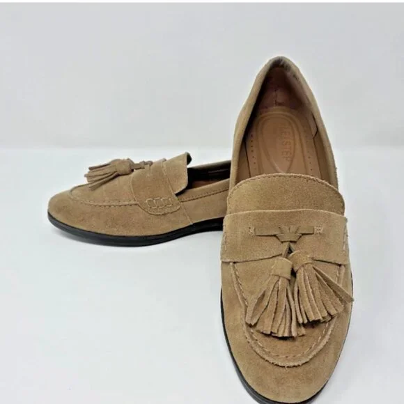GH Bass & Co Flex Step Noelle Suede Leather Loafer Womens Size 6.5 M Preppy - Picture 2 of 15